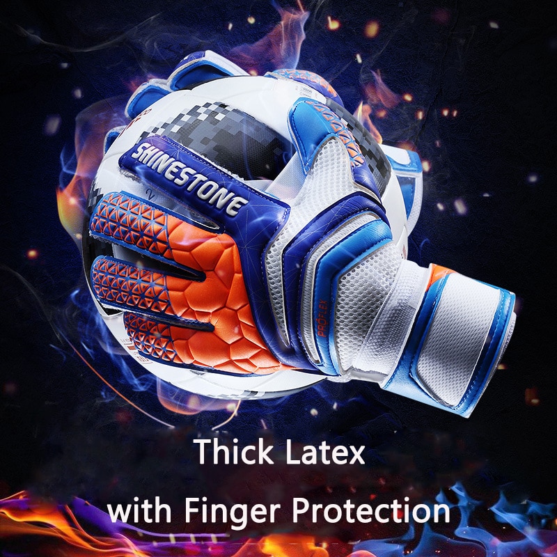 Buy Professional Goalkeeper Gloves Finger Protection Thickened Latex
