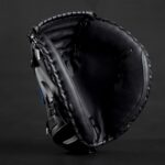FDBRO Left Hand Catcher Baseball Glove Brown Black PVC Softball Size 12.5