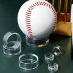 Acrylic Round Organization Display Stand Ring Storage For Baseball Balls